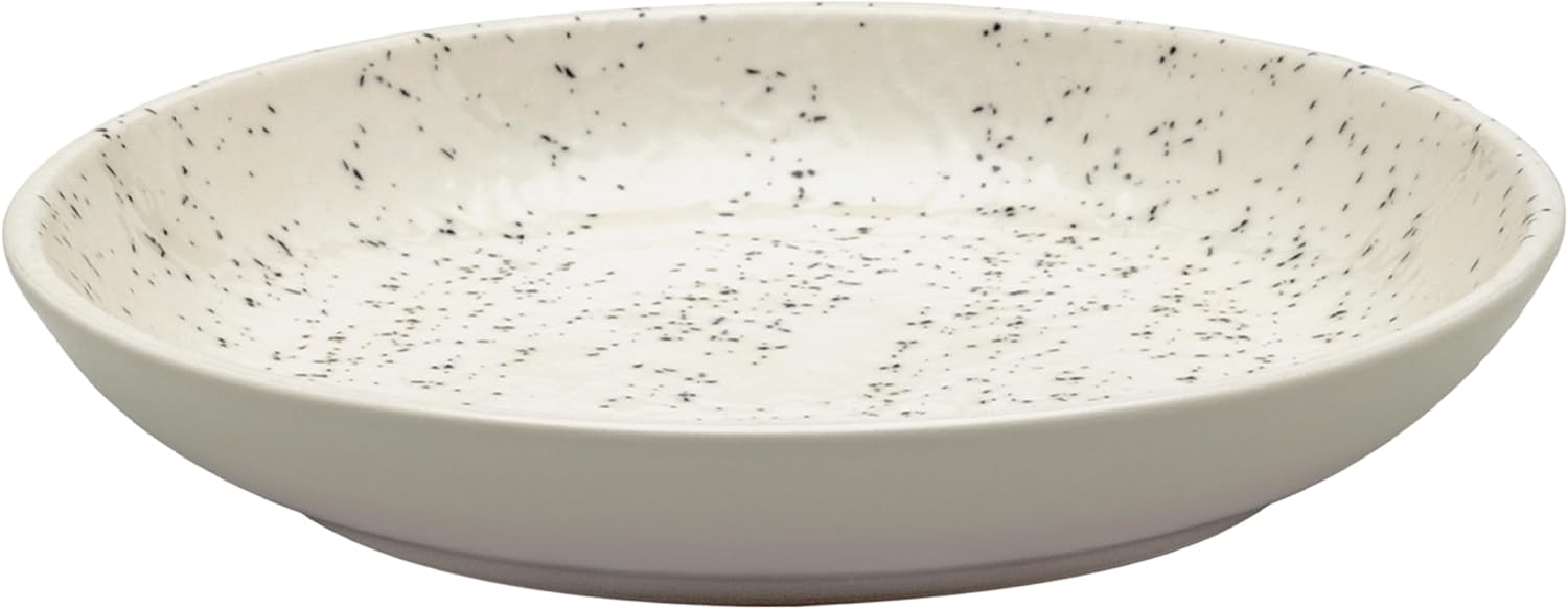 Aparelho de Jantar Bege Pintado - Serve 06 pessoas / EXCLUSIVO